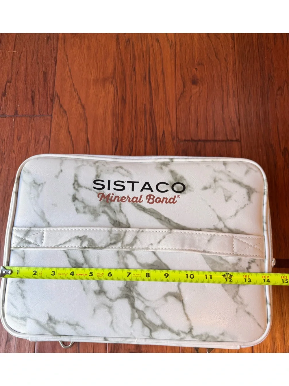 SISTACO Mineral Bond Marble Cosmetic Bag with Nail Kit